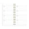 TF Publishing Pocket Pink Stripe Undated Weekly Spiral Planner